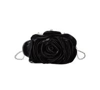 LYXYGMV Sac de soirée en forme rose for mariée, petite pochette for robe, sac à main, portefeuille mariage, chaîne florale for femme Pour une Soirée de Gala(Color 01)