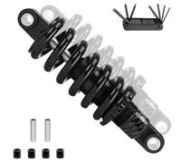 LYYCX Amortisseur Arrière VTT 125mm 150mm 165mm 190mm Ressort Hélicoïdal Réglable 150 à 2000 LB Suspension Vélo for VTT/vélo Électrique/XC(125mm,750Lbs)