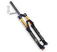 LYYCX AuroraXQ Fourche à Suspension Pneumatique VTT 26/27.5/29 Pouces, Alliage de Magnésium 140mm Course Réglage de Rebond pour VTT XC AM Trail(Straight Manual Lock,27,5 Pouces)