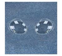 Lyykude Cache Phare Couvercle De Phare De Voiture Abat-Jour Transparent Couvercle De Lampe Lampe Frontale Coque en Verre Compatible for B-mw Mini R55 R56 2007-2013(Low A Pair)