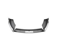 Lyykude Lame de Pare-Choc Avant Noire Brillante Compatible avec Ford Fiesta St MK6 2012-2017, séparateur inférieur, Protection de Lame(Carbon Fiber Look)