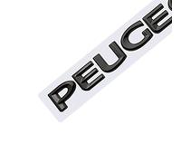 LYYMX Logo Emblème Badge pour Peugeot 107 206 207 208 308 307 407 508 2008 3008, Autocollant D'insigne en Métal Lettres Badge emblème Autocollant, Autocollant D'emblème D'insigne,B