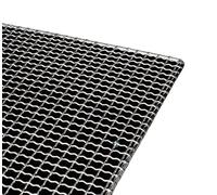 LyzqxHL Grilles de Cuisson carrées en Acier Inoxydable 304, grilles de Cuisson en Fil de Fer, Filet de Cuisson au Carbone, 47 Tailles(62x26cm)