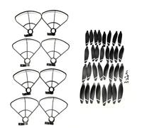 Lyzrc L200 Pro Max RC Drone Protection Parts Guard Propersers Accessory Compatible avec L200PRO Quadcopter(2set Guard 32p Prop)