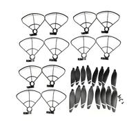 Lyzrc L200 Pro Max RC Drone Protection Parts Guard Propersers Accessory Compatible avec L200PRO Quadcopter(3set Guard 16p Prop)