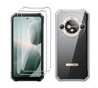 LYZXMY Coque pour Blackview BL9000(6.78") Transparent Housse + 2 x Verre trempé Protection écran, Souple Silicone Étui Protection Bumper TPU Téléphone Case Cover