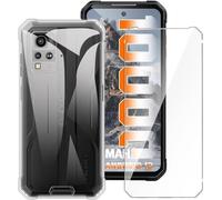 LYZXMY Coque pour Blackview BV4800 SE (6.56") + 1 x Verre trempé écran Film Protecteur - Transparent Souple Silicone Étui Protection Housse TPU Case Cover