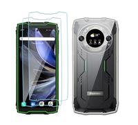 LYZXMY Coque pour Blackview BV9300 Pro(6.7") Transparent Housse + 2 x Verre trempé Protection écran, Souple Silicone Étui Protection Bumper TPU Téléphone Case Cover