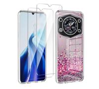 LYZXMY Coque pour Cubot A30 (6.75") Transparent Housse + 2 x Verre trempé Protection écran, Souple Silicone Étui Protection Bumper TPU Téléphone Case Cover-WM85