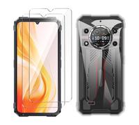 LYZXMY Coque pour Cubot Kingkong 11(6.72") Transparent Housse + 2 x Verre trempé Protection écran, Souple Silicone Étui Protection Bumper TPU Téléphone Case Cover