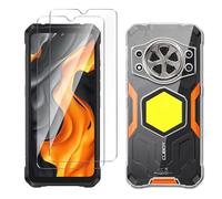 LYZXMY Coque pour Cubot Kingkong Power 5(6.88") Transparent Housse + 2 x Verre trempé Protection écran, Souple Silicone Étui Protection Bumper TPU Téléphone Case Cover