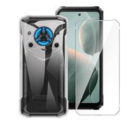 LYZXMY Coque pour Doogee Blade 20 Play(6.6") + 1 x Verre trempé écran Film Protecteur - Transparent Souple Silicone Étui Protection Housse TPU Case Cover