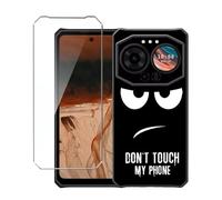 LYZXMY Coque pour IIIF150 B3 Pro (6.6") Noir Housse + 1 x Verre trempé Protection écran, Souple Silicone Étui Protection Bumper TPU Téléphone Case Cover-DUO5