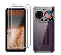 LYZXMY Coque pour IIIF150 B3 Pro(6.6") Transparent Housse + 2 x Verre trempé Protection écran, Souple Silicone Étui Protection Bumper TPU Téléphone Case Cover