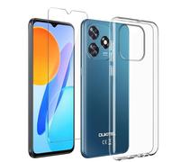 LYZXMY Coque pour Oukitel C51 (6.8") + 1 x Verre trempé écran Film Protecteur - Transparent Souple Silicone Étui Protection Housse TPU Case Cover