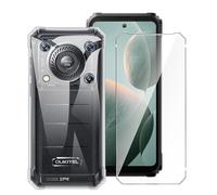 LYZXMY Coque pour Oukitel WP36 (6.52") + 1 x Verre trempé écran Film Protecteur - Transparent Souple Silicone Étui Protection Housse TPU Case Cover