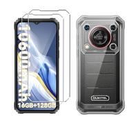 LYZXMY Coque pour Oukitel WP36(6.52") Transparent Housse + 2 x Verre trempé Protection écran, Souple Silicone Étui Protection Bumper TPU Téléphone Case Cover