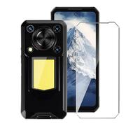 LYZXMY Coque pour Oukitel WP56 5G(6.8") + 1 x Verre trempé écran Film Protecteur - Noir Souple Silicone Étui Protection Housse TPU Case Cover