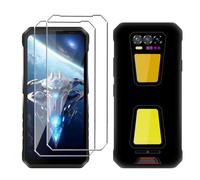 LYZXMY Coque pour Oukitel WP58 Pro 5G(6.7") Noir Housse + 2 x Verre trempé Protection écran, Souple Silicone Étui Protection Bumper TPU Téléphone Case Cover