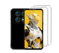 LYZXMY Coque pour Oukitel WP60 5G(7.2") Noir Housse + 2 x Verre trempé Protection écran, Souple Silicone Étui Protection Bumper TPU Téléphone Case Cover