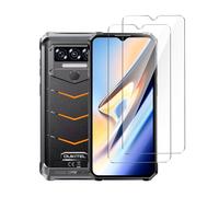 LYZXMY Lot de 2 films de protection d'écran en verre trempé pour Oukitel WP38 (6,52"), dureté 9H, HD, pas de rayures, pas de bulles, film de protection en verre trempé.