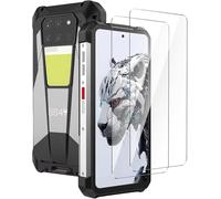 LYZXMY Lot de 2 Films de Protection D'écran en Verre Trempé pour Unihertz 8849 Tank 3 Dureté 9H,sans Bulles Anti-Rayures,Verre Trempé Protection écran Protecteur Film D'écran en Vitre.é