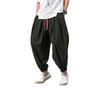 LYZXYZAI Pantalon Tai Chi Arts Martiaux Traditionnels Kungfu Long Pantalon De Survêtement Pantalon De Jogging Pantalon De Loisirs Pantalon De Sport pour Homme Femme,001,5XL