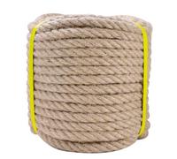 LZ.MZXU Corde de Jute 10mm x 20M Ficelle Jute Naturel Ficelles de Jardin Corde Corde Chanvre pour l'artisanat Jardinage Décoration Créatifs DIY l'emballage Cadeau