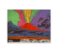 LZ6J8C9 Reproduction de peintures célèbres d'Andy Warhal - Toile Warhol pour décoration d'intérieur (vésuve) - 65 x 50 cm - Sans cadre