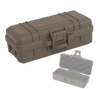 LZAQHMT 15,2 X 6,3 Cm Boîte De Rangement pour Équipement Tactique - Étui De Protection Rigide pour Lampe Torche Tactique, Montre Et Boussole(CB)