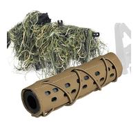 LZAQHMT 7" Housse Tactique pour Silencieux Housse De Camouflage pour Fusil Manchon Silencieux À Dégagement Rapide Protection Camouflage Furtif pour Équipement De Chasse Airsoft(CB)