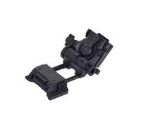 LZAQHMT Airsoft Fast Helmet Accessories - GPNVG-18 Night Vision Four-Eye Goggle Model, L4G24 Nylon Bracket for PVS15 PVS18, Tactical Helmet Mount Shroud Steel Base(L4G24 Mount BK)