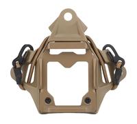 LZAQHMT Airsoft Fast Helmet Accessories - GPNVG-18 Night Vision Four-Eye Goggle Model, L4G24 Nylon Bracket for PVS15 PVS18, Tactical Helmet Mount Shroud Steel Base(Helmet Adapter Tan)