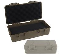 LZAQHMT Boîte De Rangement pour Équipement Tactique Étui Rigide Étanche - Boîte Protection Multifonctionnelle Et Polyvalente pour Lampe Torche, Montre, Boussole Et Équipement(CB,9.5 * 20cm)