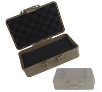 LZAQHMT Boîte De Rangement pour Équipement Tactique Étui Rigide Étanche - Boîte Protection Multifonctionnelle Et Polyvalente pour Lampe Torche, Montre, Boussole Et Équipement(CB,15 * 9.5cm)