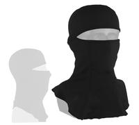 LZAQHMT Cagoule Tactique Intégrale en Maille - Taille M/L Cache-Visage Respirant pour Airsoft, Chasse Et Activités De Plein Air(Matte Black,L)