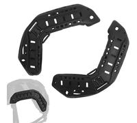 LZAQHMT Casque Tactique Fast À Coupe Haute Kit Fixation pour Rail Latéral Arc avec Vis - Compatible avec Support Masque SF À Coupe Haute pour Chasse Airsoft CS(BK)