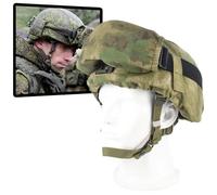 LZAQHMT Casque Tactique Intégral Style Russe avec Support De Montage, Rails Picatinny Et Lunettes Tactiques pour Airsoft Et Paintball en Extérieur(B)