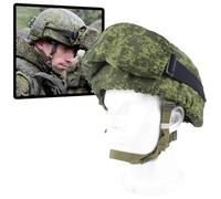 LZAQHMT Casque Tactique Intégral Style Russe avec Support De Montage, Rails Picatinny Et Lunettes Tactiques pour Airsoft Et Paintball en Extérieur(A)