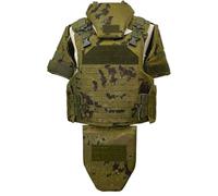 LZAQHMT Ensemble Porte-plaques Tactique Modulaire - Gilet Protection Intégrale (réplique) avec Pack D'accessoires Amovible | Équipement D'entraînement Dégagement Rapide(RC)