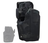 LZAQHMT Étui De Ceinture Tactique pour La Chasse en Extérieur - Déverrouillage Rapide Étui Universel pour G19/23, Équipement D'airsoft Et De Tir Tactique(BCP)