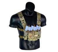 LZAQHMT Gilet Tactique Discret Et Furtif - Porte-chargeurs Modulaire Gilet Compact pour Port Discret À Porter sous Une Veste, Équipement Prêt pour La Mission(O)