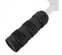 LZAQHMT Housse De Silencieux Tactique Résistante À La Chaleur Housse en Microfibre Ignifugée Doublure en Silicone pour Silencieux Protection pour Équipement Tactique (5/6/7/9 Pouces)(Matte Black,7in)