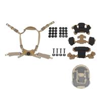 LZAQHMT Kit De Rembourrage Universel pour Casque avec Système De Suspension, Jugulaire Et Molette De Réglage - Pièce De Rechange pour Casques Mich, Wendy, De Combat Et De Sport(CB)