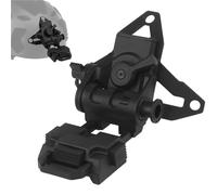 LZAQHMT L4G69 Night Vision Helmet Mount - Tactical Airsoft NVG Mount Compatible with PVS15, PVS18 & GPNVG18 Goggles for Hunting Military Helmet Gear(Black)