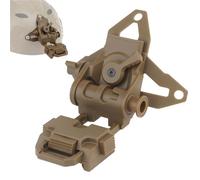 LZAQHMT L4G69 Night Vision Helmet Mount - Tactical Airsoft NVG Mount Compatible with PVS15, PVS18 & GPNVG18 Goggles for Hunting Military Helmet Gear(Tan)