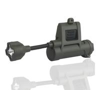 LZAQHMT Lampe Travail LED MPLS Compacte avec Col Flexible, 55 Lumens, Résistante l'eau, Accessoire Indispensable for Les Pompiers, Les Militaires, Les Activités Plein Air Et Sécurité(Green)