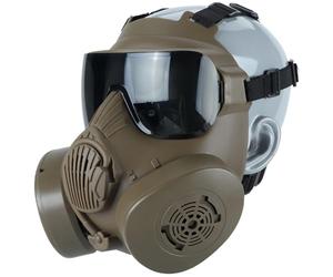 LZAQHMT Masque À Gaz Factice Intégral en Forme De Crâne pour Airsoft - Lunettes De Protection pour Costume d'halloween Et Cosplay Aucune Protection Réelle Contre Les Gaz(CB-GY)
