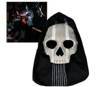 LZAQHMT Masque Squelette Effrayant - Masque Tactique Intégral pour Airsoft Utilisation pour Cosplay Jeux D'airsoft (Warzone)