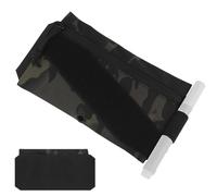 LZAQHMT Pochette Adhésive Tactique pour Bonbons - Fermeture Auto-agrippante Sac Rangement Utilitaire pour Collations Et Outils pour Gilet Pare-balles, Porte-plaques Et Harnais Poitrine(MCBK)